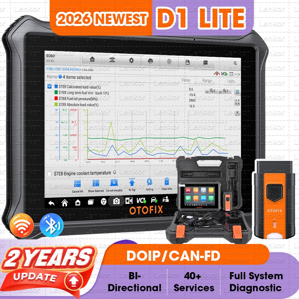 2026 New OTOFIX D1 Lite OBD2 Bi-Directional All System Diagnostic Scanner Tool