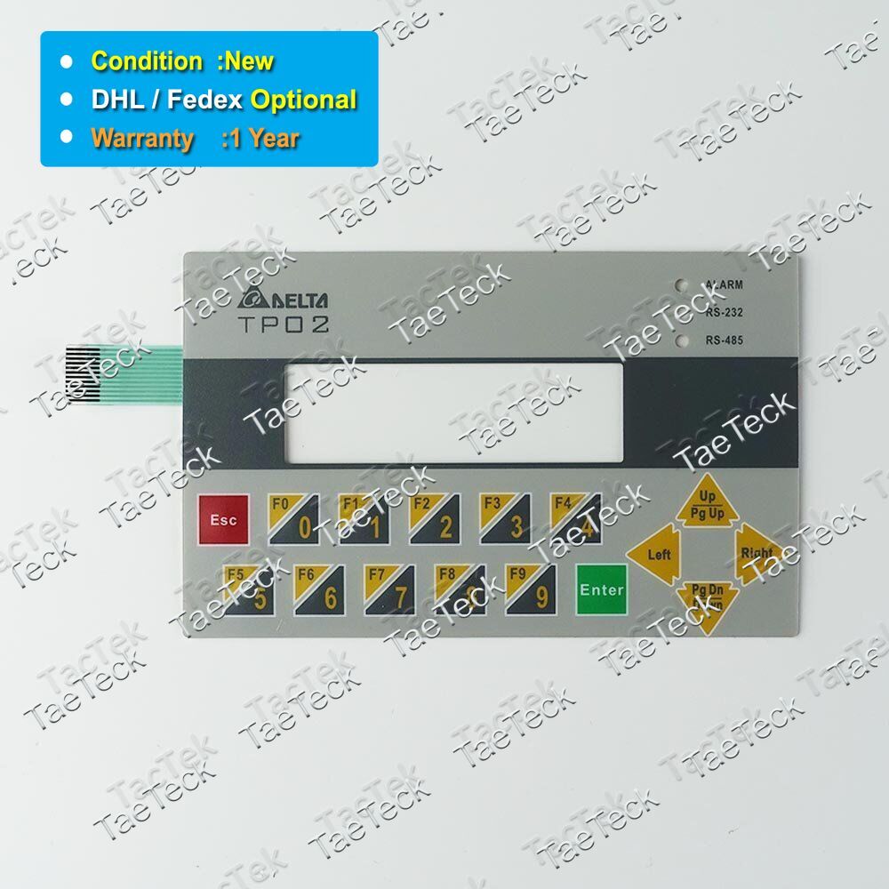 Membrane Keypad for DELTA TP02G-AS1 Keyboard Switch for TP02G-AS1 #