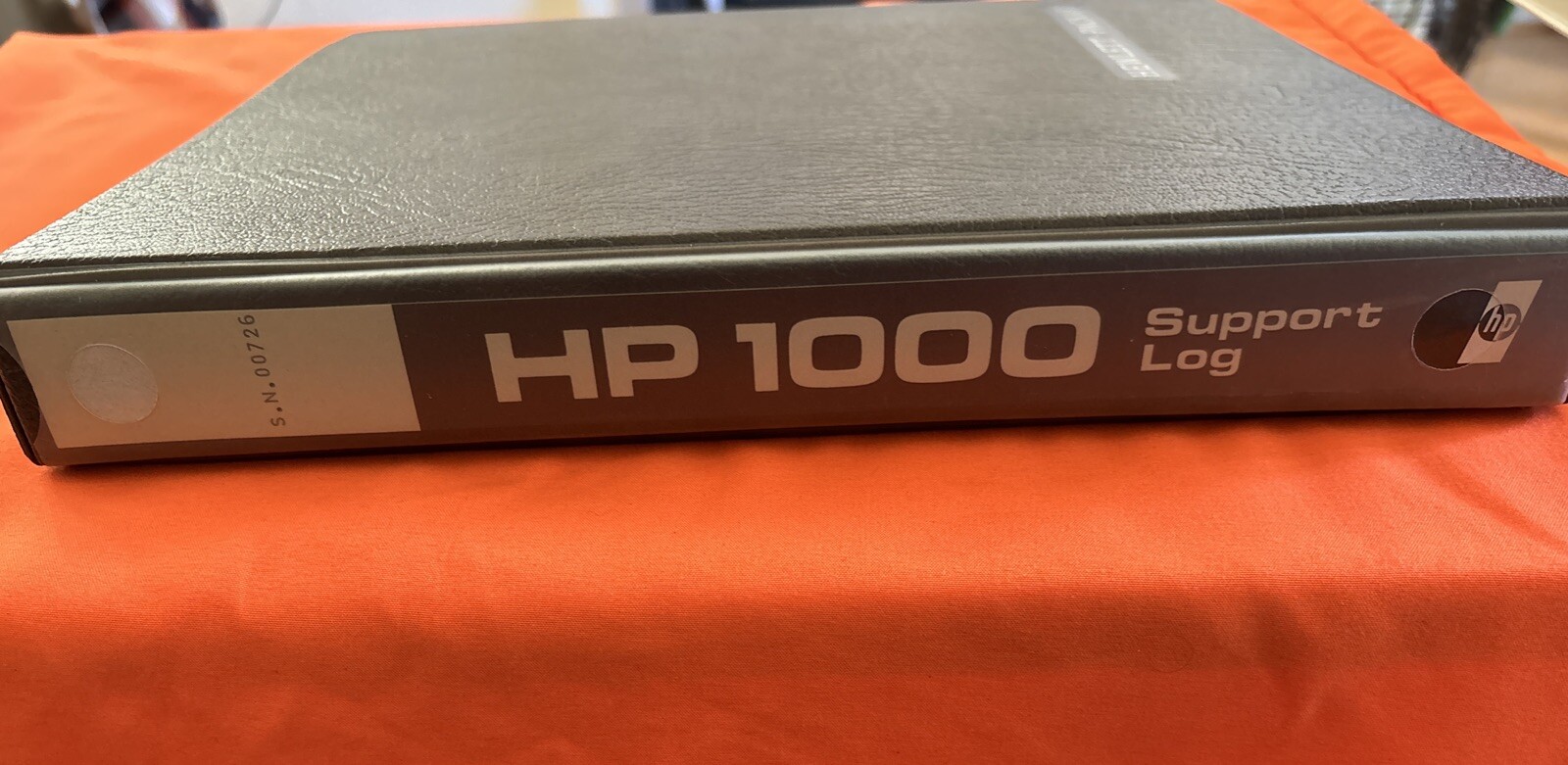 Hp 1000 Support Log Manual And Software Record Rare