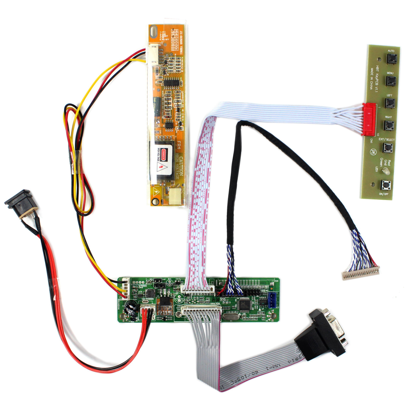 VGA LCD Controller Board Work For 10.1"~22" LVDS Interface LCD Screen