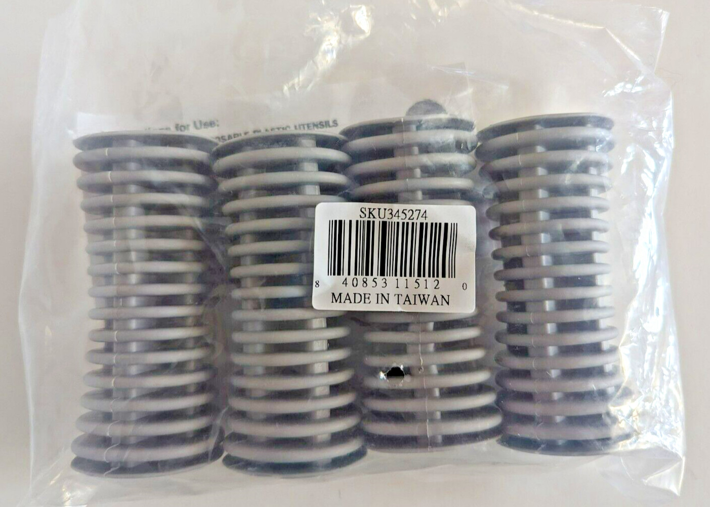 Maddak Universal Thermo Plastic Rubber Handles Pack of 4 New Open Bag Living Aid