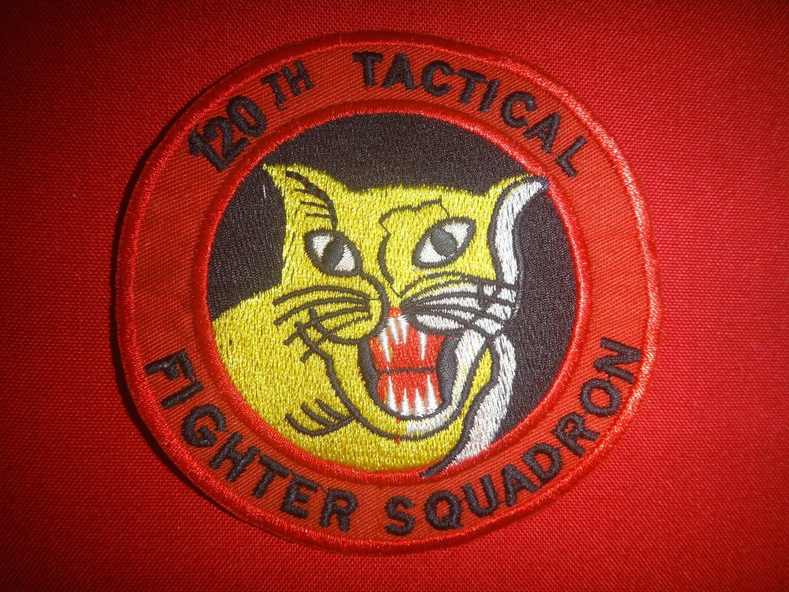 USAF 120th Tactical Fighter Squadron "COLORADO COUGARS" Vietnam War Patch