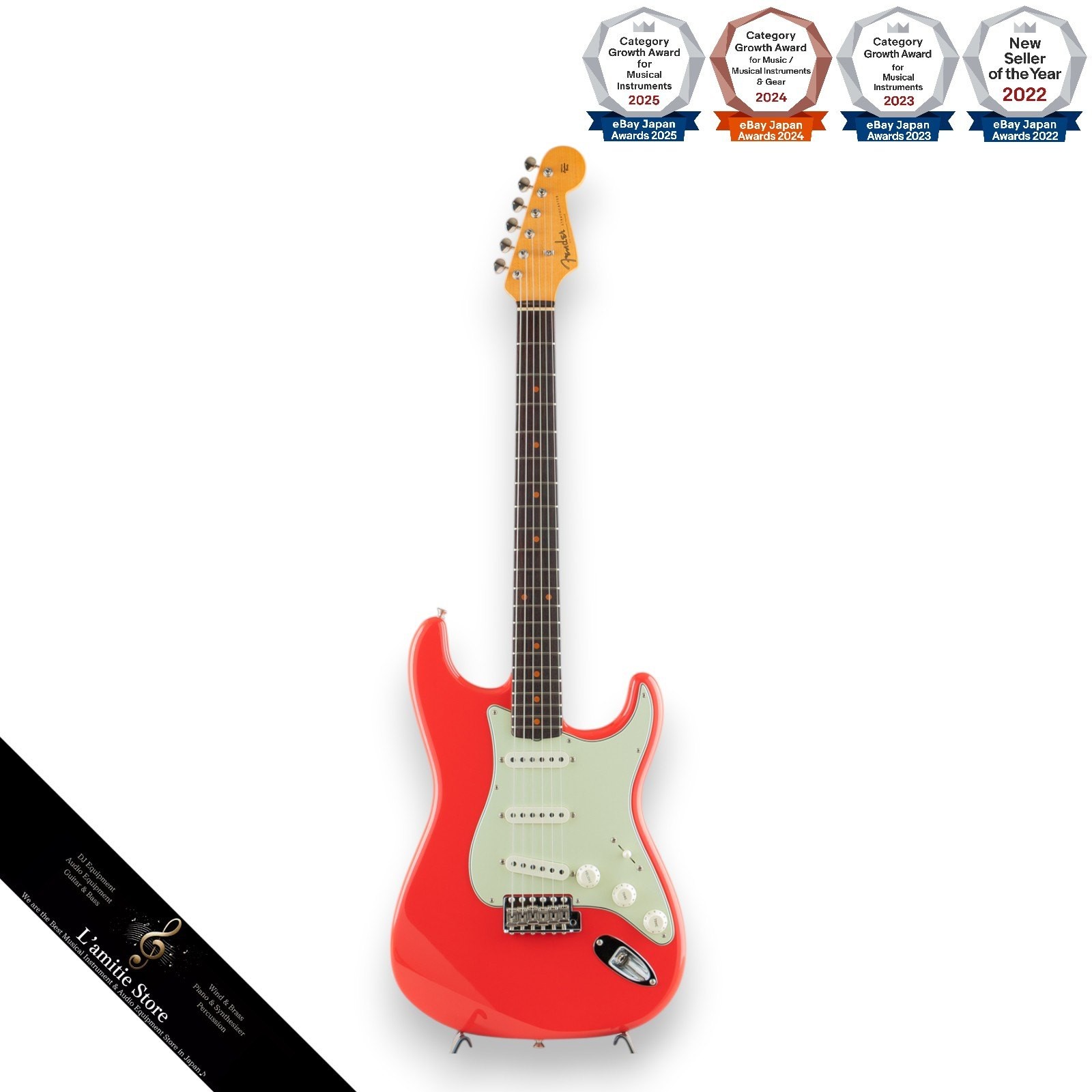 Fender Custom Shop 1959 Stratocaster NOS Fiesta Red Rosewood Fretboard
