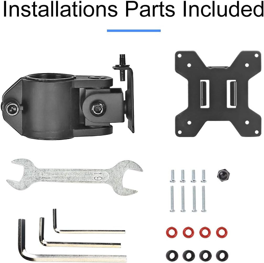 Suptek VESA Pole Mount Bracket for Single Head Monitor, 1 Pack (Md6Tb)