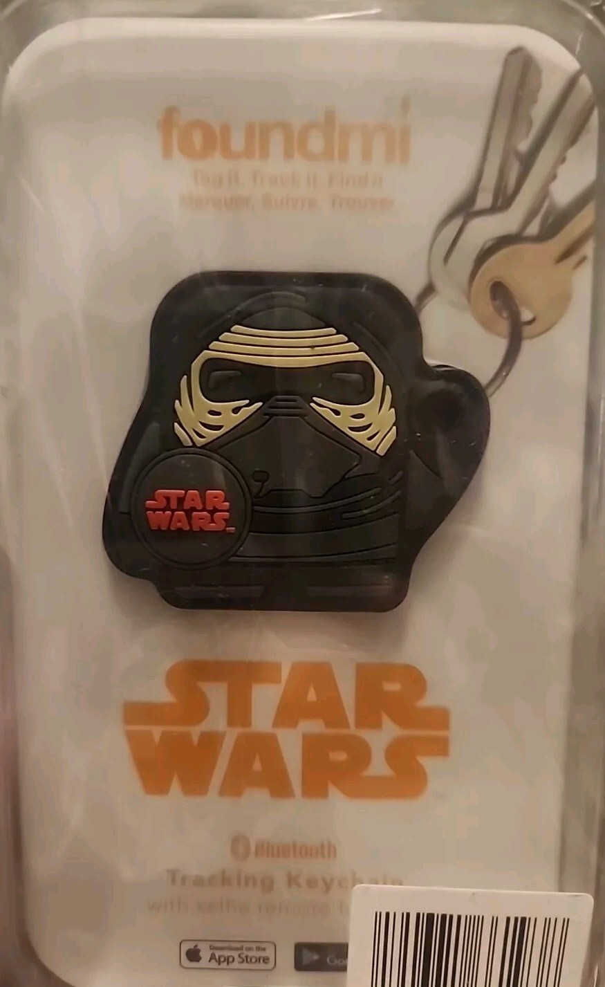 Foundmi 2.0 Bluetooth Tracking Remote Star Wars/Marvel Keychains- New- 2/$10