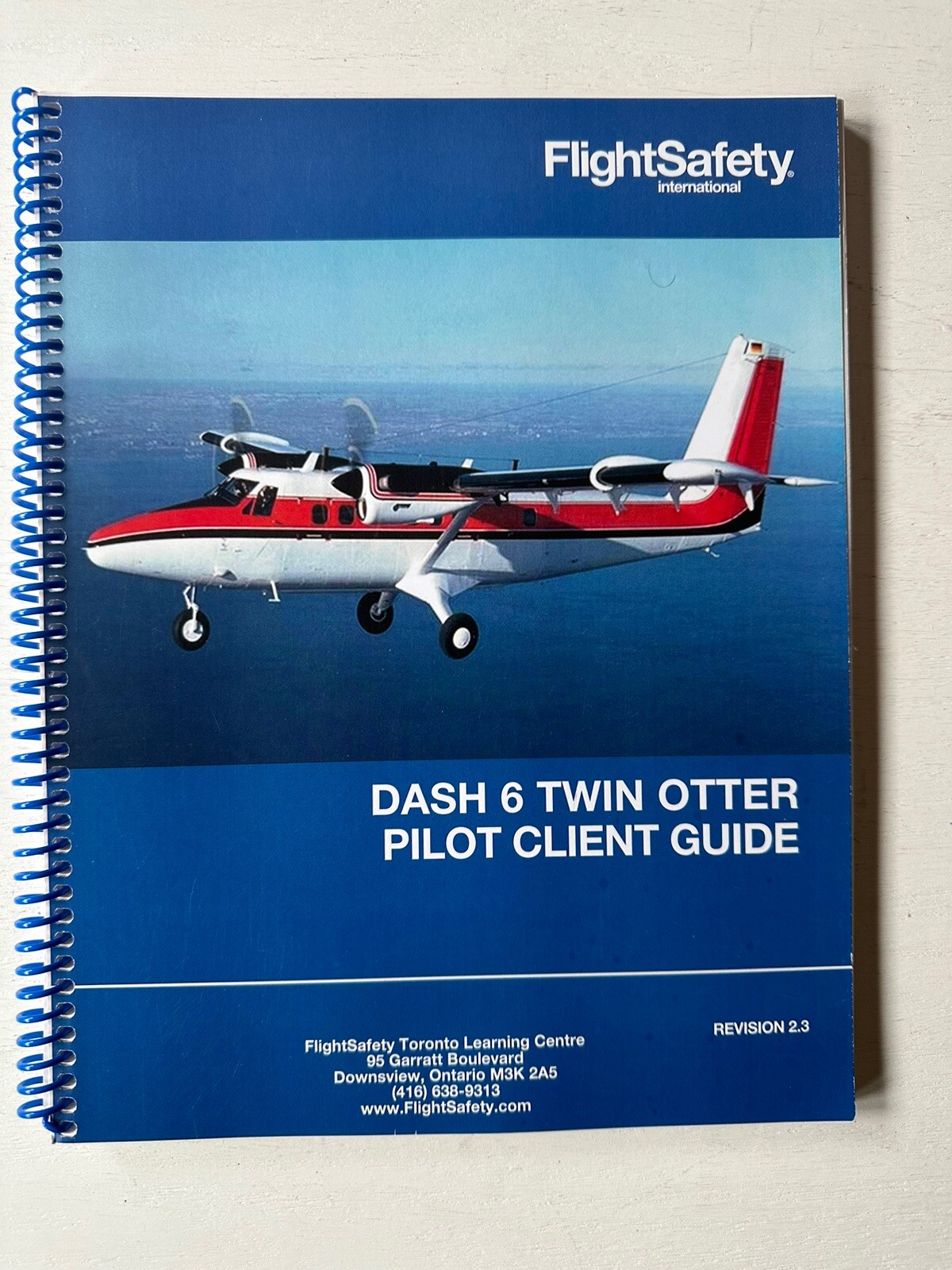 FLIGHTSAFETY DASH 6 TWIN OTTER PILOT CLIENT GUIDE TRAINING MANUAL 2.3