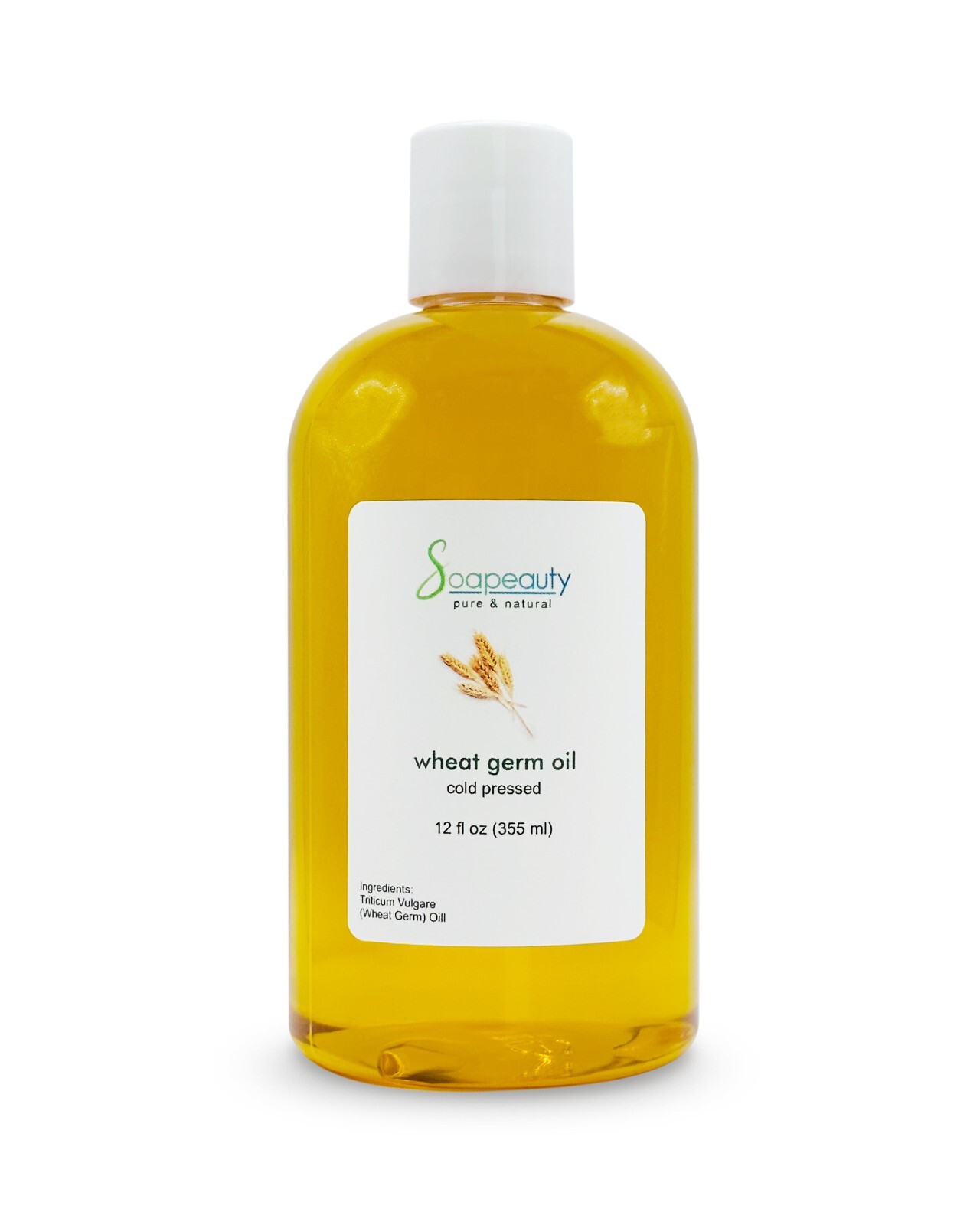 Wheat Germ Oil Unrefined Virgin Cold Pressed 100% Pure & Natural 12 fl oz