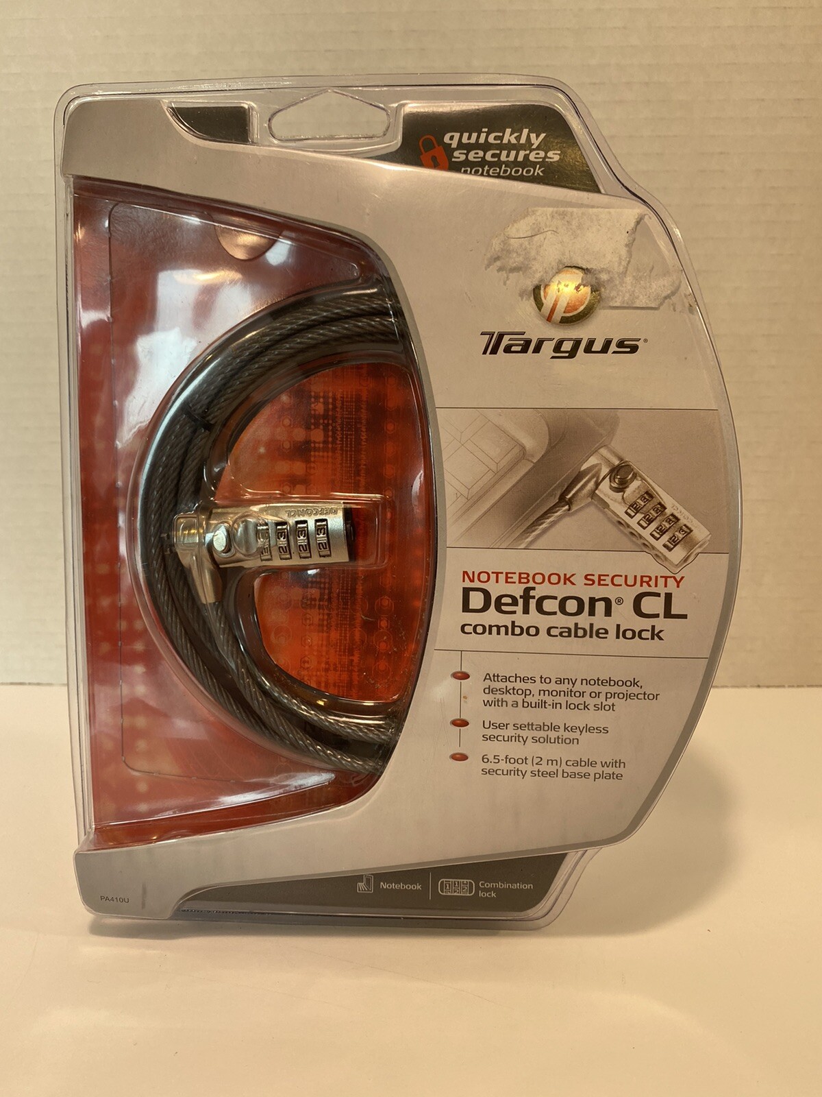 TARGUS DEFCON CL Laptop Cable Lock *New Unused*