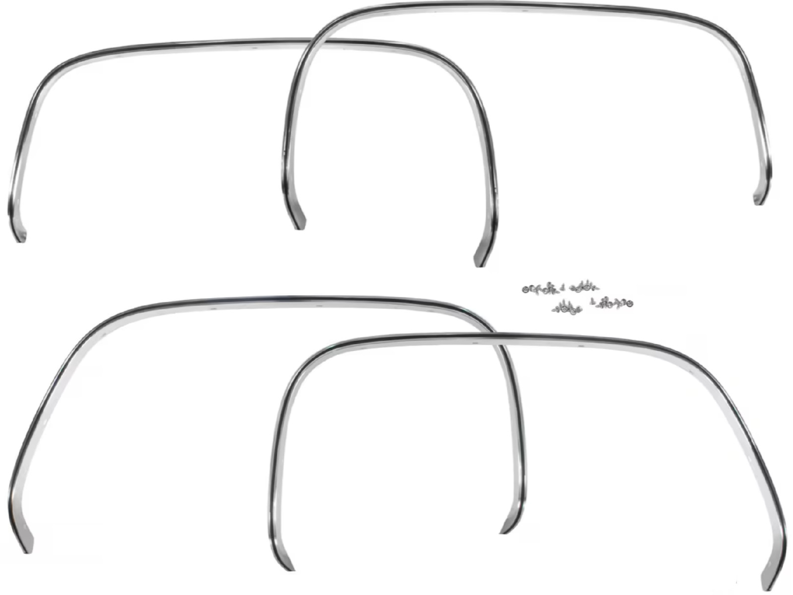 73-80 Chevy/GMC Truck Aluminum Front & Rear Fender Wheel Opening Trim Molding