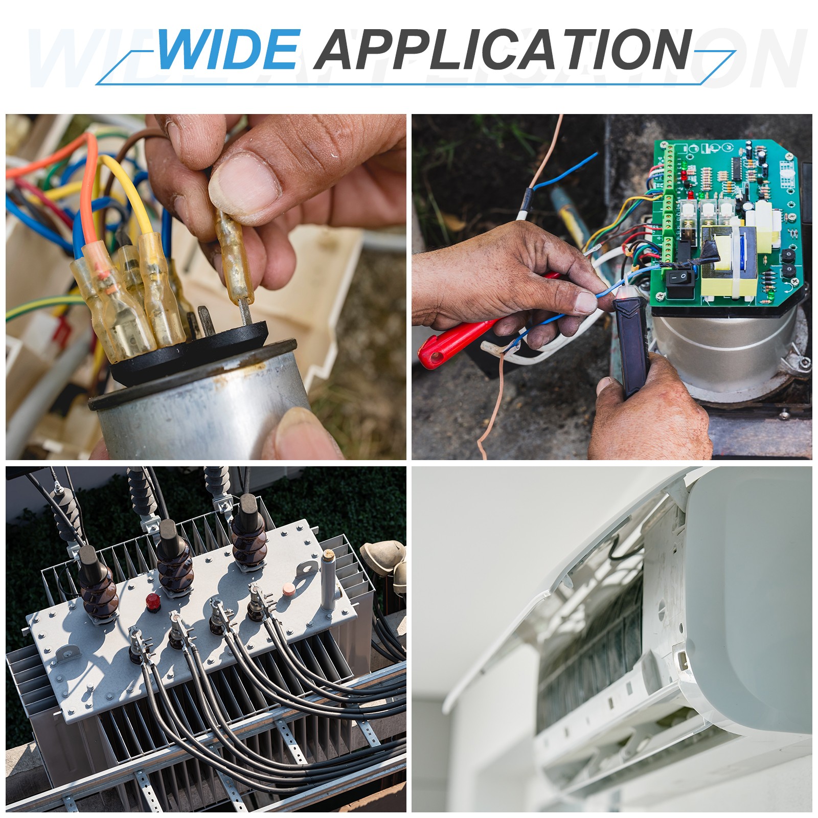 12.5MFD CBB65 Run Start Capacitor 12.5uF, 370/440V Round AC Capacitor