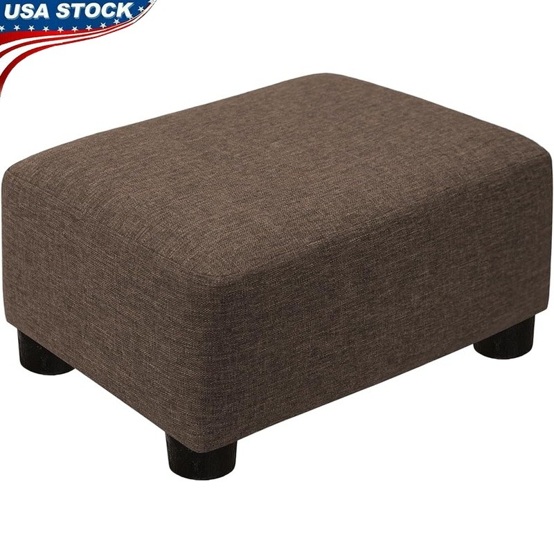 Multifunctional Footstool Ottoman Anti-Slip Legs Comfort Easy Assembly Storage