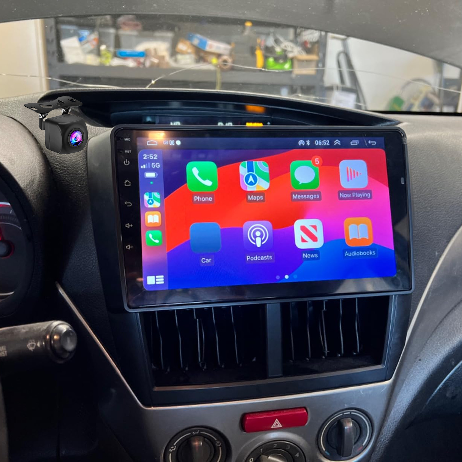 Apple Carplay For 2008-2014 Subaru Impreza WRX STI Car Stereo GPS Radio +Camera