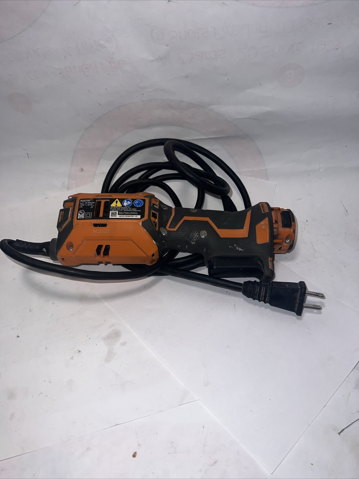 RIDGID Tool-Free Multi-Tool R28700 Motor Only NOT WORKING