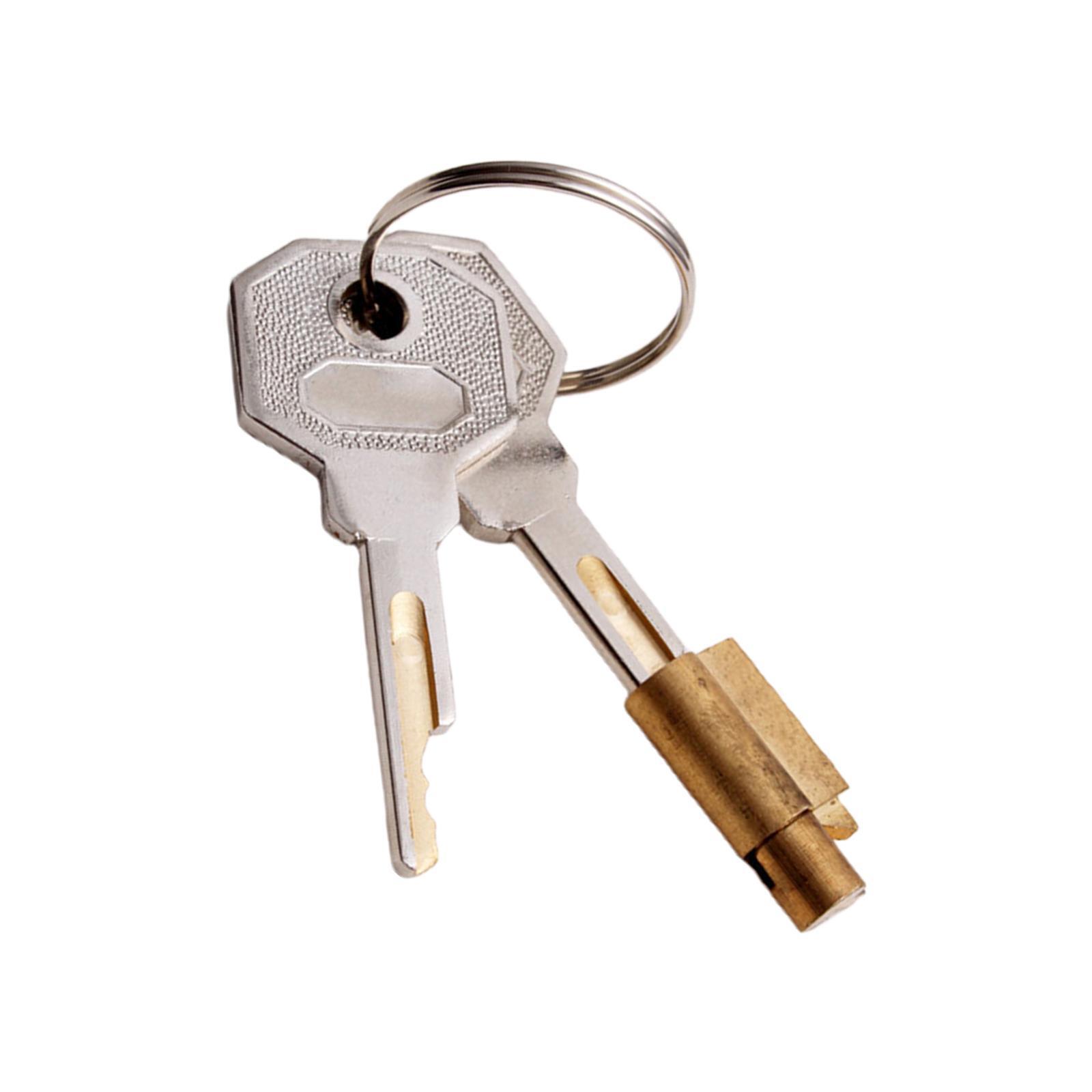 Cylinder Lock with 2 Keys Dresser Small Doors, Cabinets