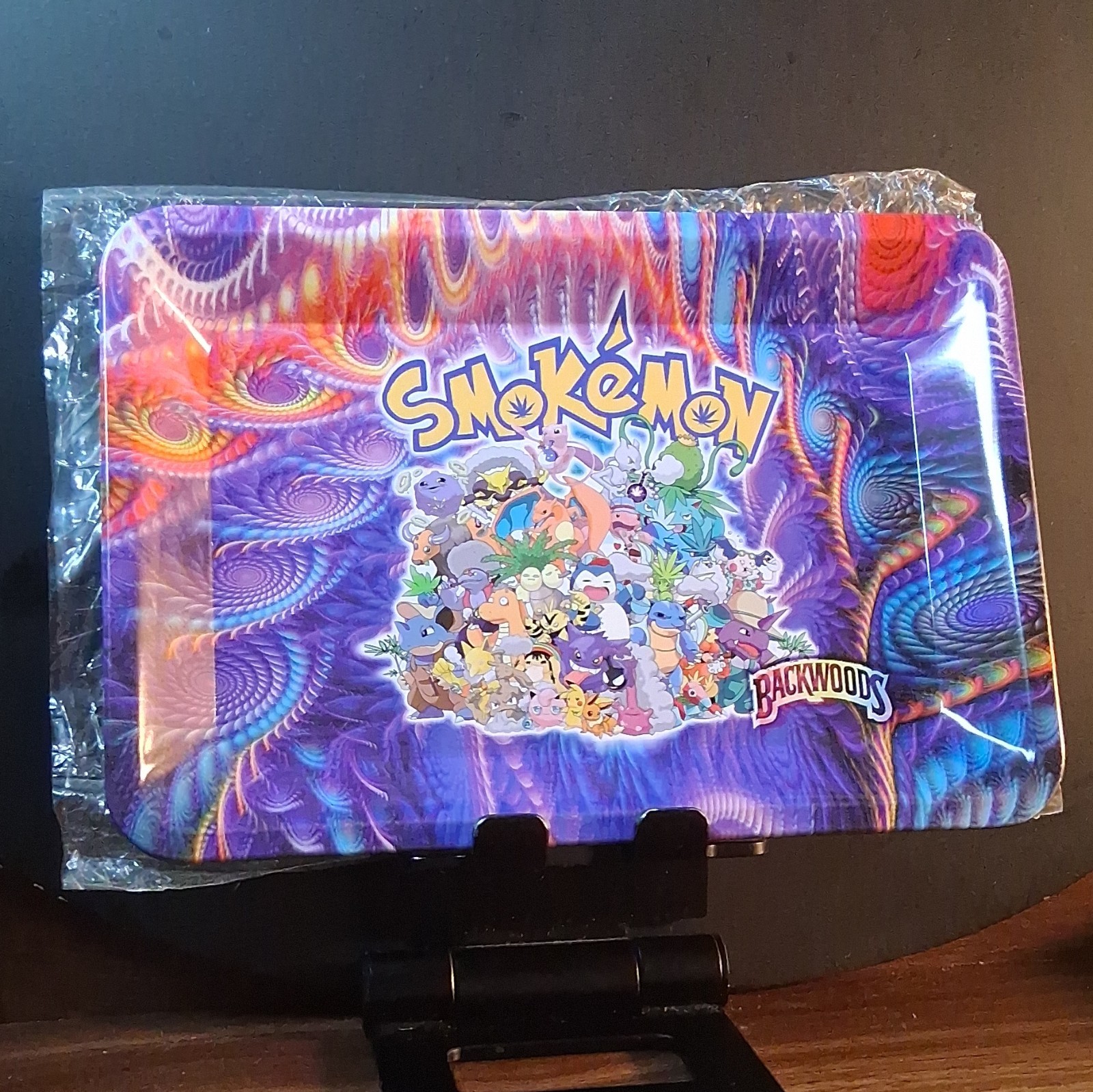 smokemon  backwood  Rolling Tray Metal 5x7inches