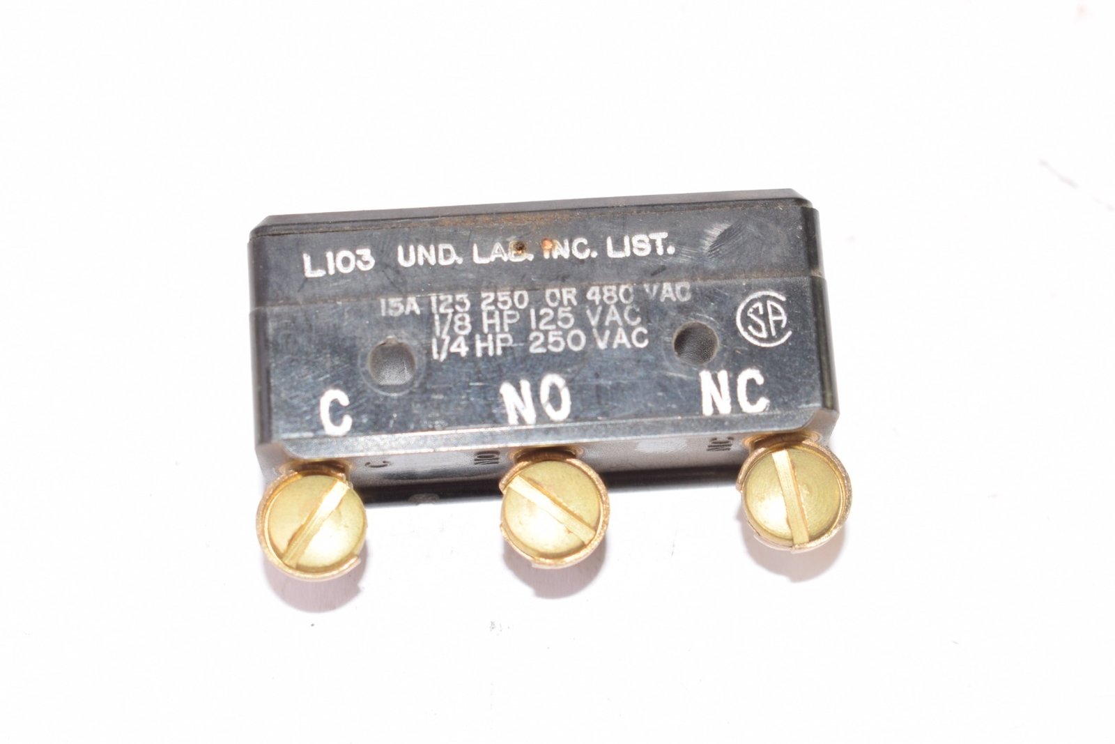 Honeywell Micro-Switch BZ-R-P4 BASIC SW SPDT 15A