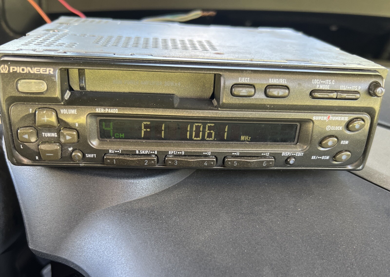 Pioneer KEH-P4400 Car Radio & Cassette Tape Player WITH FACE Removable TESTED *R