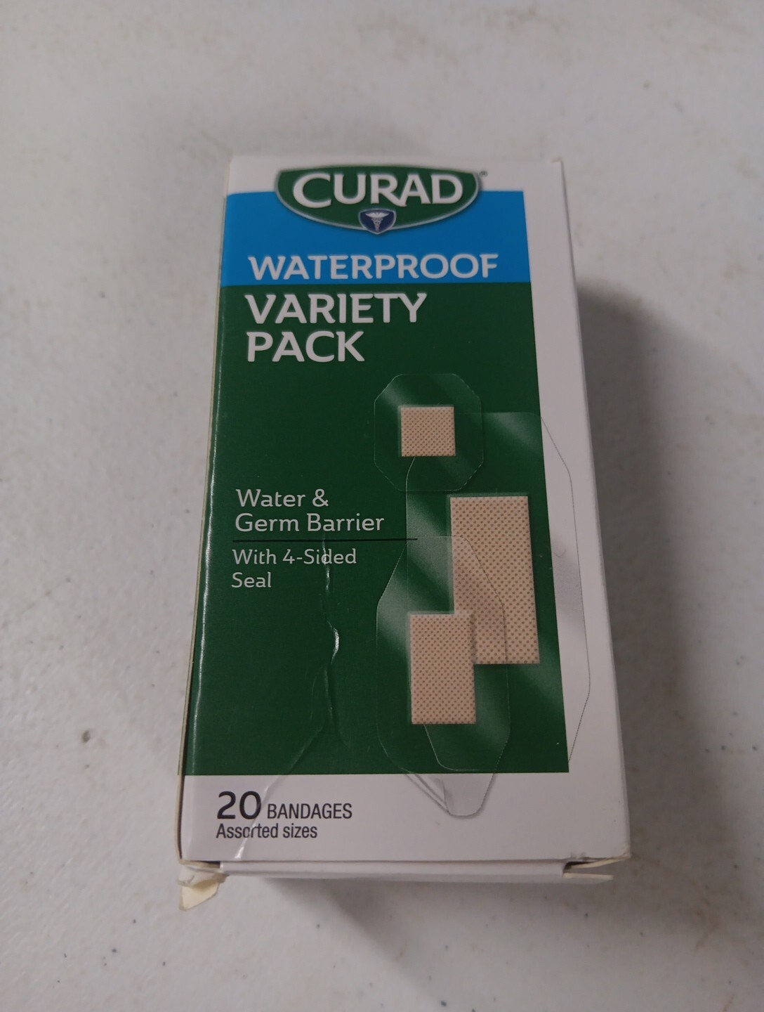 Curad Medline Waterproof Transparent Bandages Ast Size 20/BX CL CUR5108