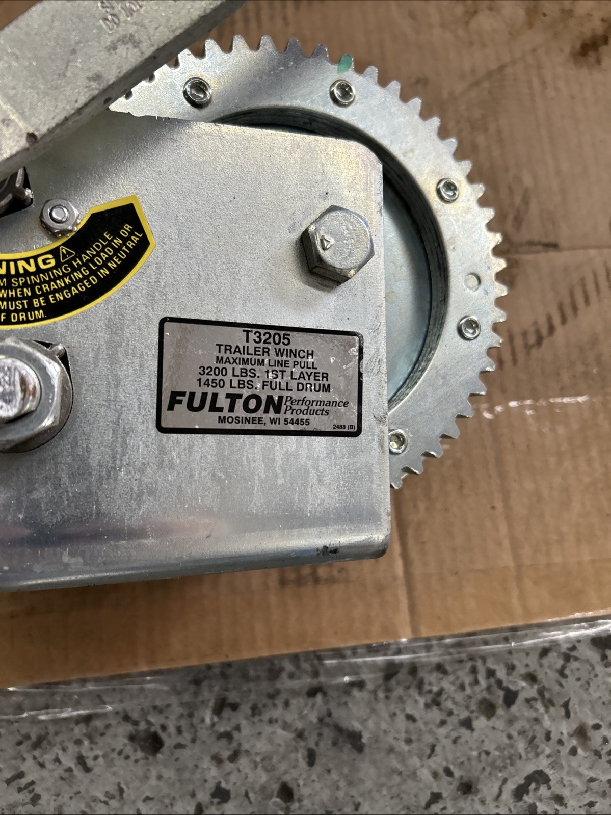 Fulton Performance T3205 0101 Two Speed Trailer Winch