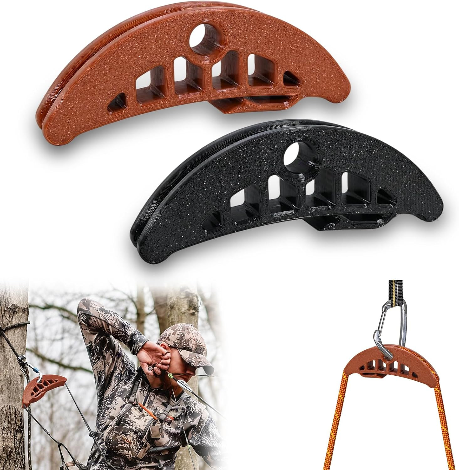 Saddle Bridge Spreader 2-Pack, Hip Pinch Reliever for Tree Saddle Hunting, Quick