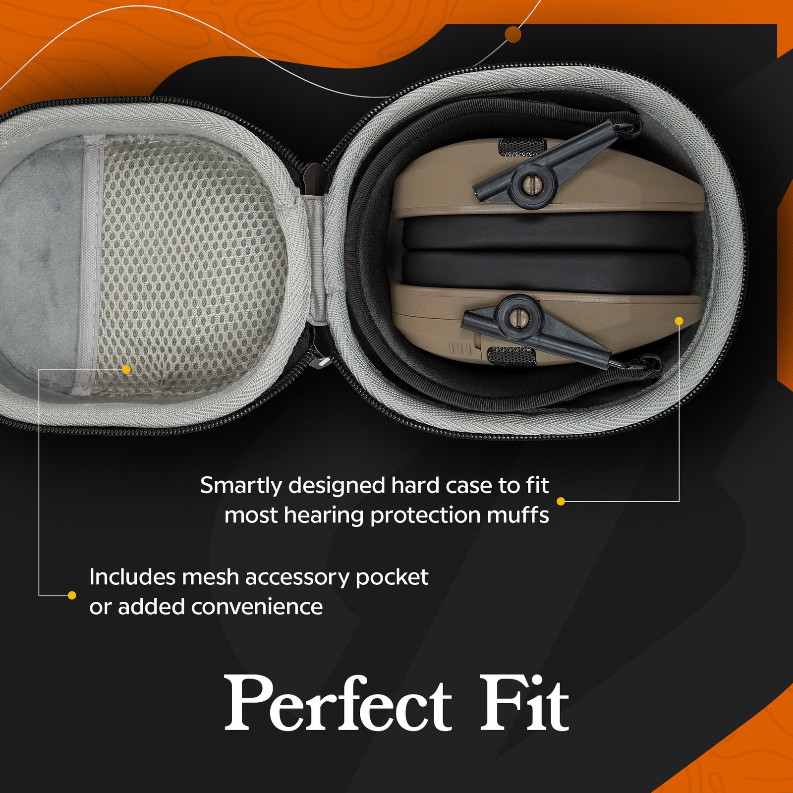 BELOW ZERO Hearing Protection Case for Walker's Game Ear
