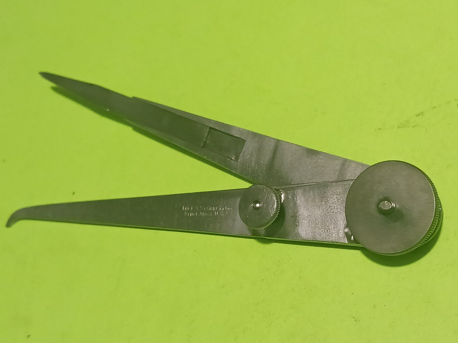 STARRETT 6" Calipers Machinists Hermaphrodite Lock Joint Calipers works great