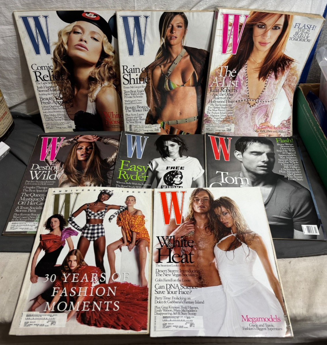 U CHOOSE 2002 "W" FASHION MODEL MAGAZINE Jan Feb Mar May June July Aug Nov