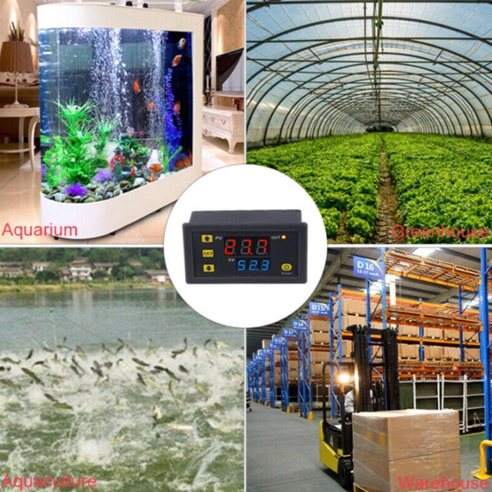 2X 12V 20A Digital Temperature Controller Switch Probe Thermostat Control W3230