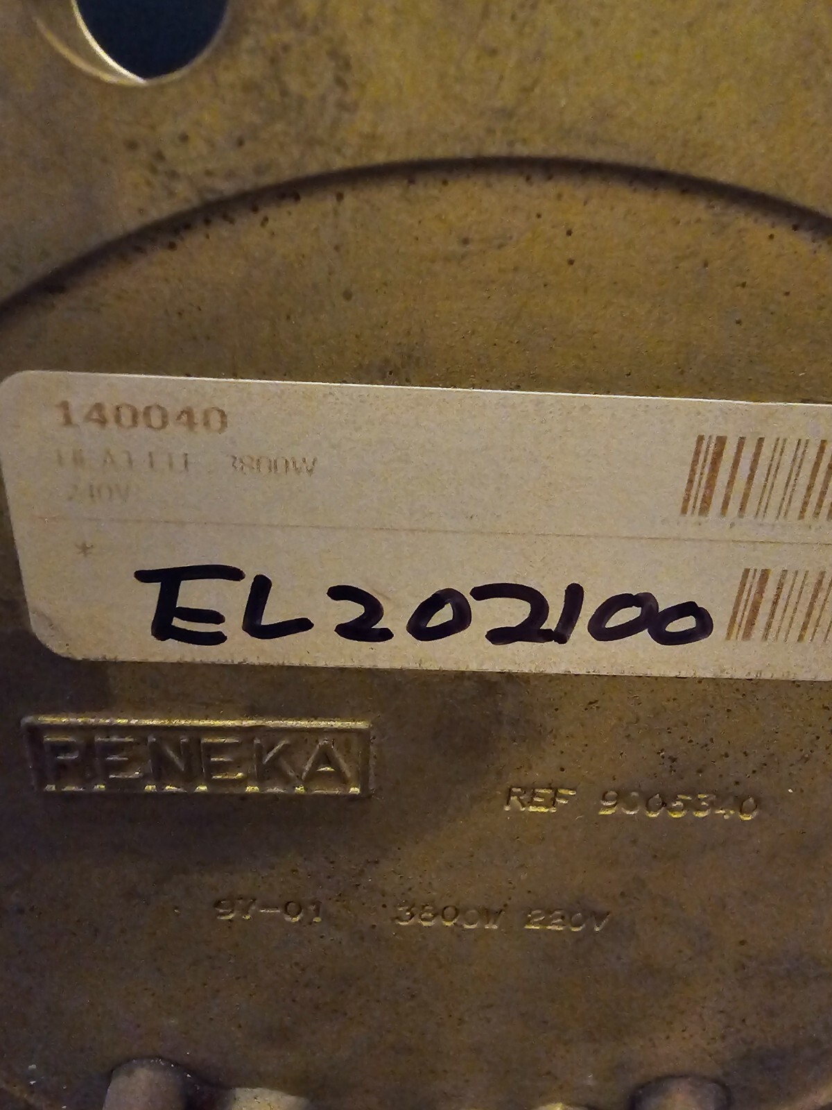Reneka 9005340 3800W 220V Element