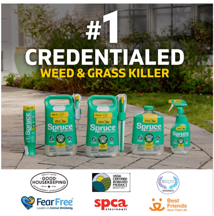Spruce Weed and Grass Killer Power Spray Starter Kit, 64 oz