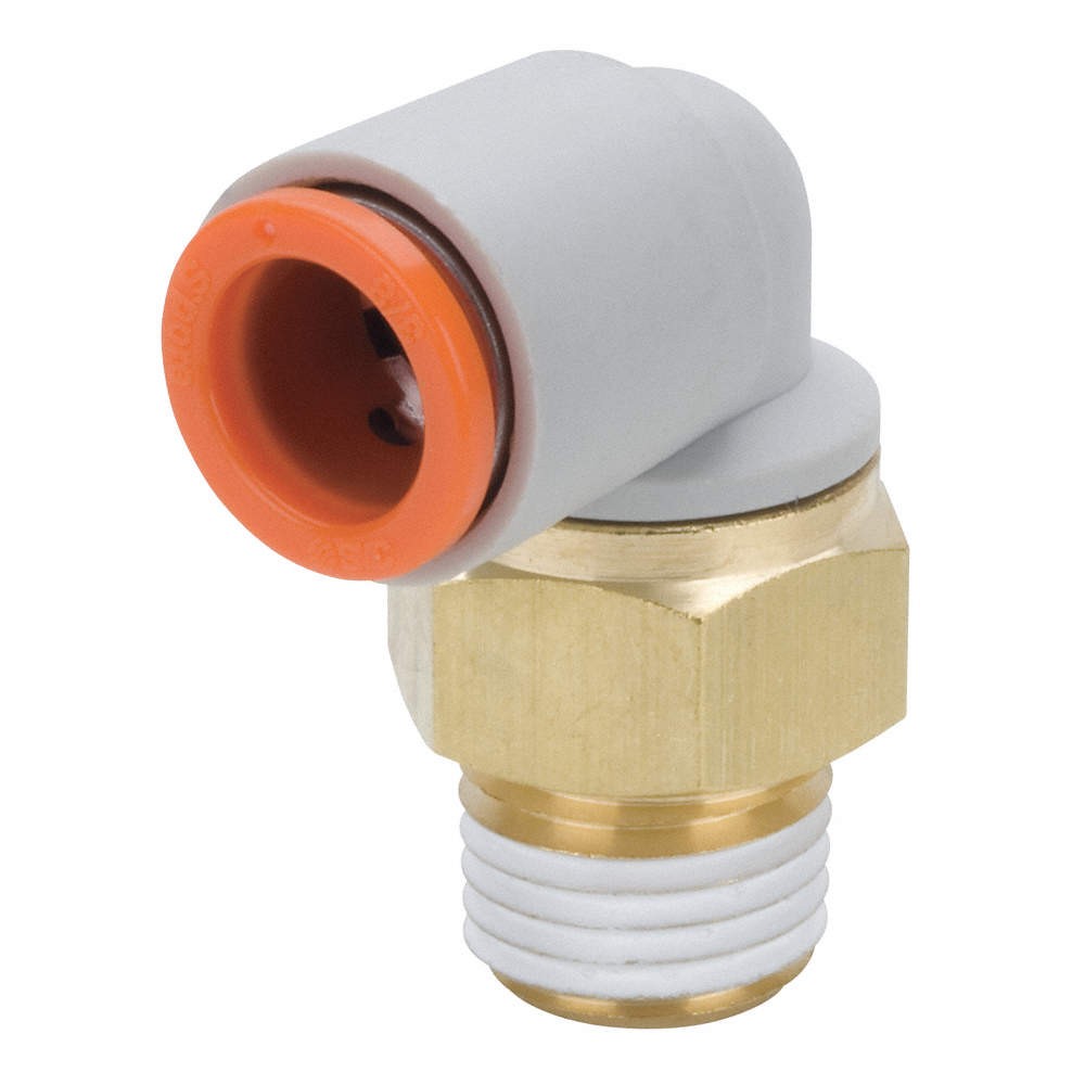 SMC KQ2L11-34AS Union Elbow,90 Deg,3/8 in.,TubexMNPT 36W639