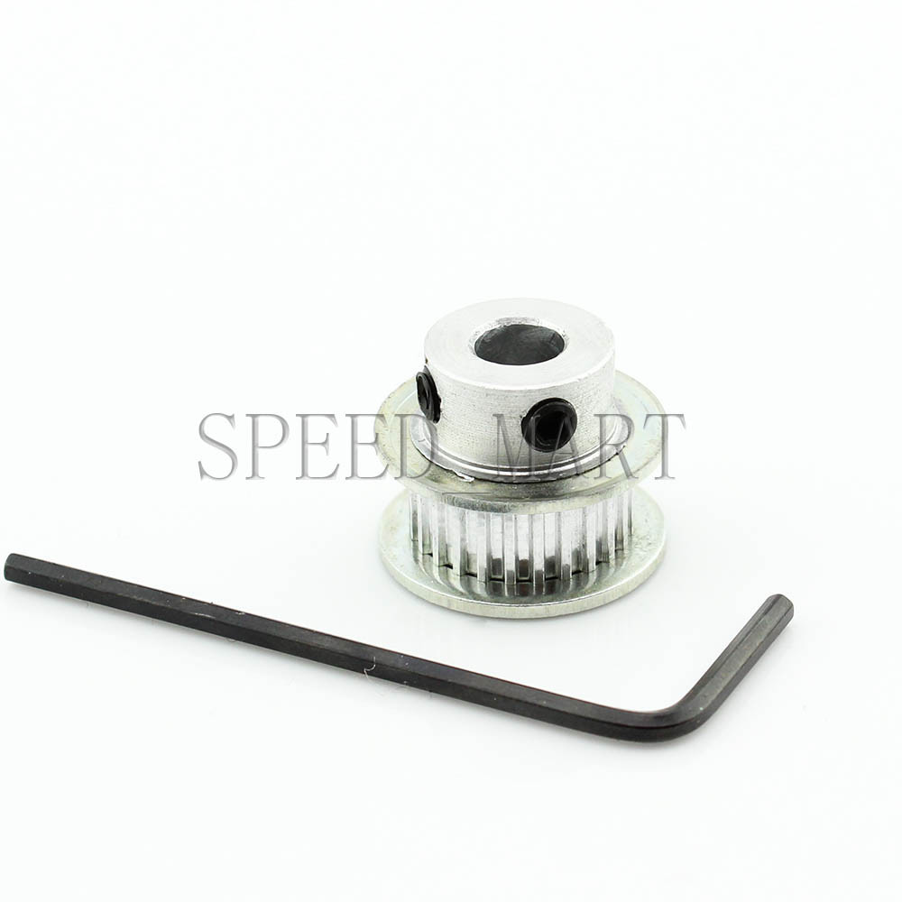 MXL24 Aluminum Timing Belt Pulley 24 Teeth 8mm Bore 7mm width Stepper Motor
