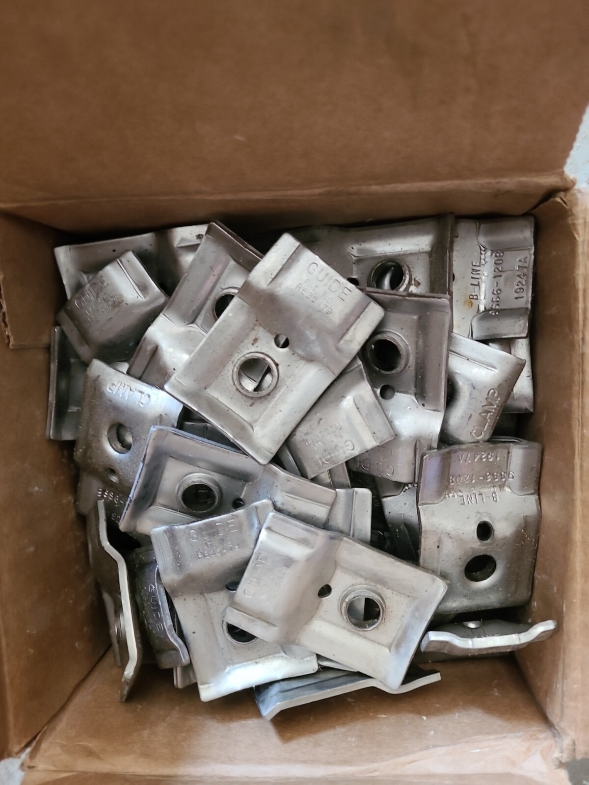 B-LINE COMBINATION CLAMP HOLD DOWN, 9SS6-1208, STAINLESS STEEL EXPANSION GUIDE