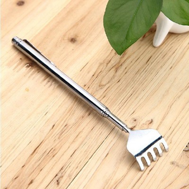 1PC Telescopic Extendable Back Scratcher for handy Portable Pocket Metal Pen