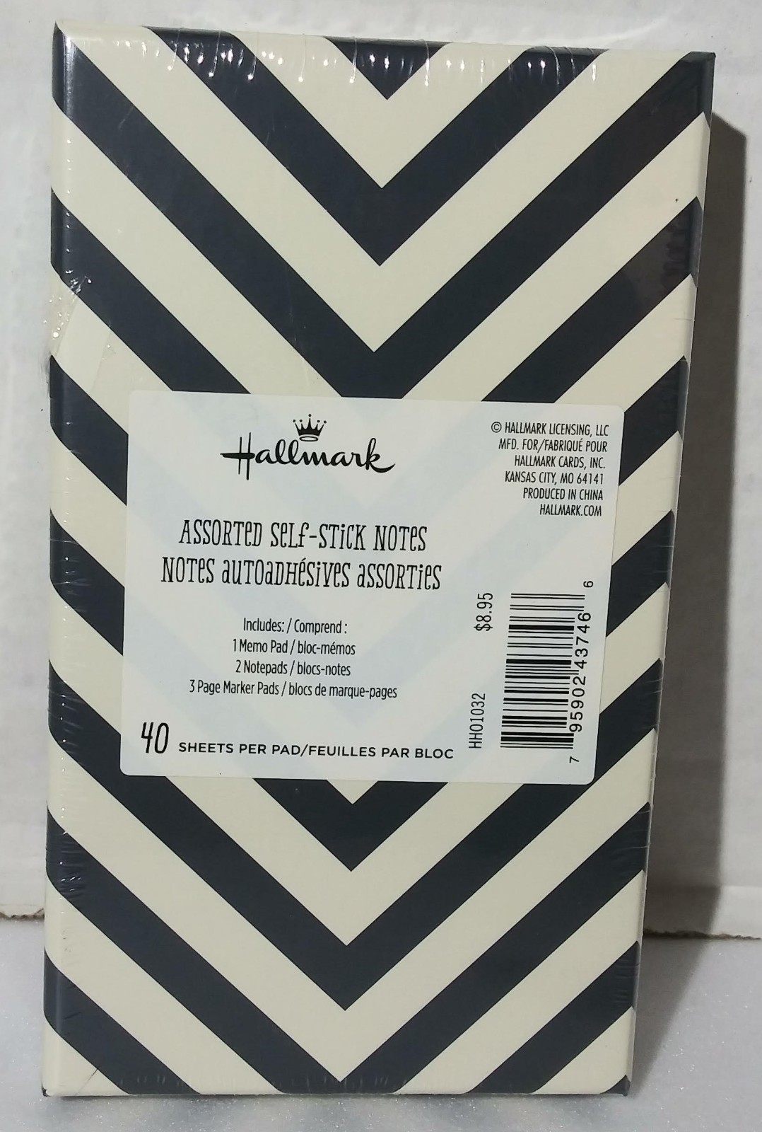 Hallmark Assorted Self-Stick Notes New Box