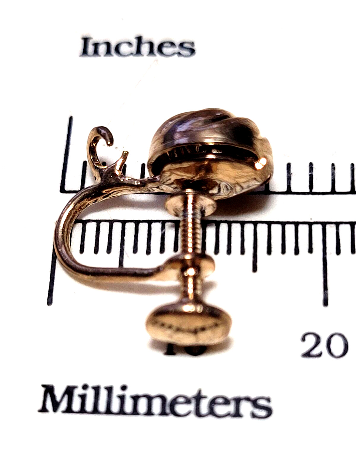 12 PRS Goldplated Screw Back Ball Knot  Earring Findings NEW Jewelry Making-VTG