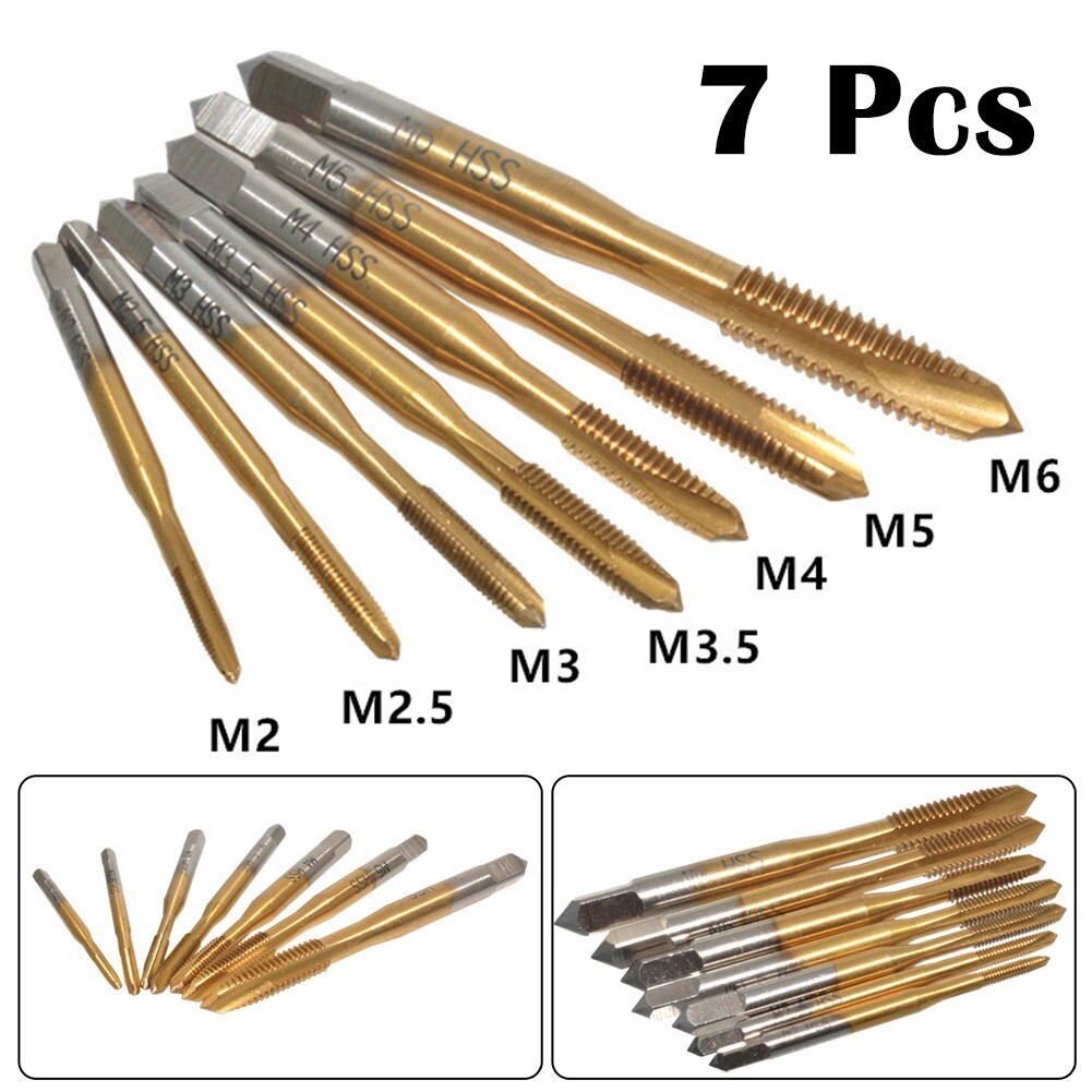 Versatile M2 M6 Thread Tapping Tools Set for Industrial and Workshop Use