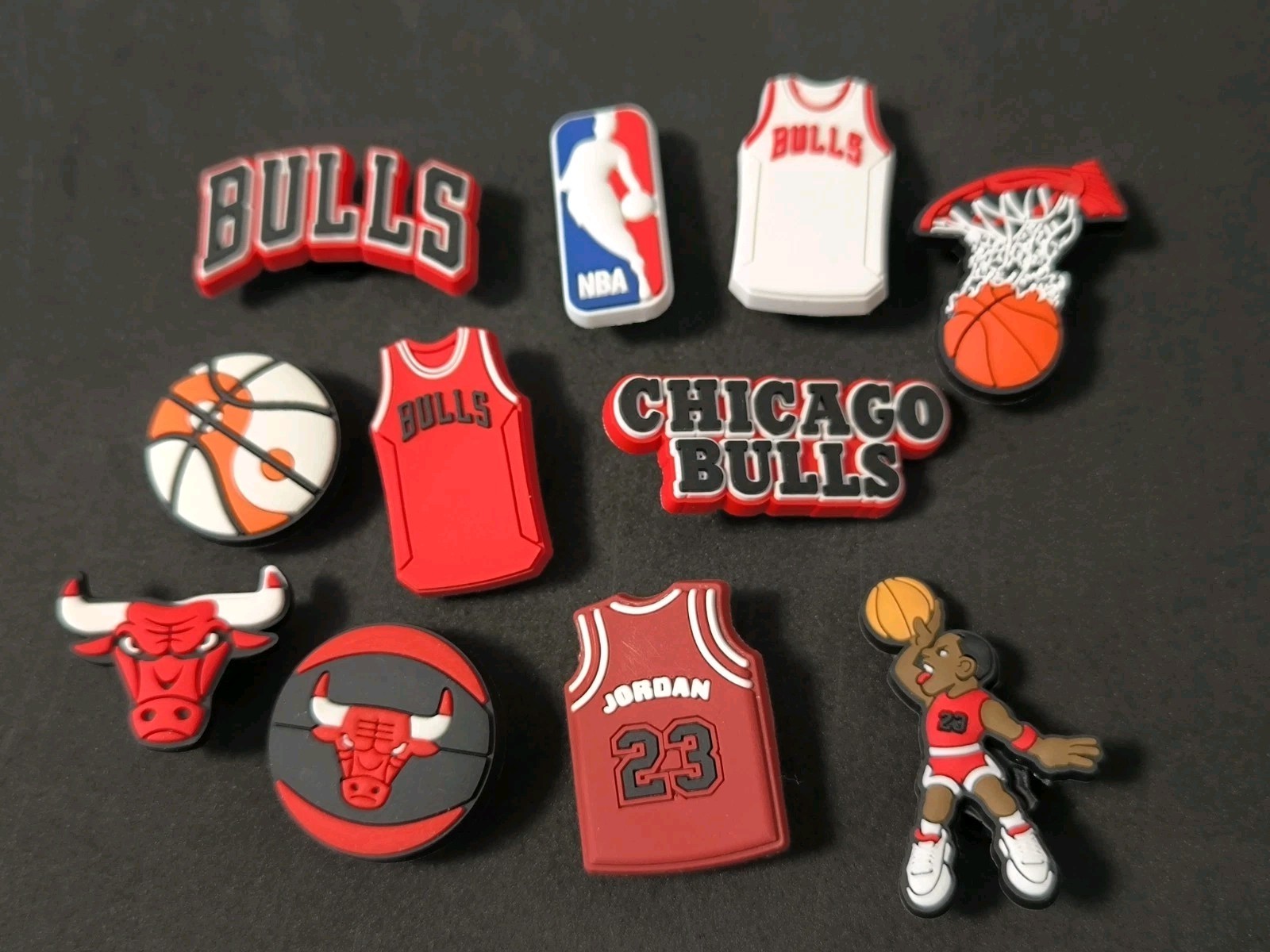 NBA Chicago Bulls Shoe Pins Shoe Pin Shoe Charms