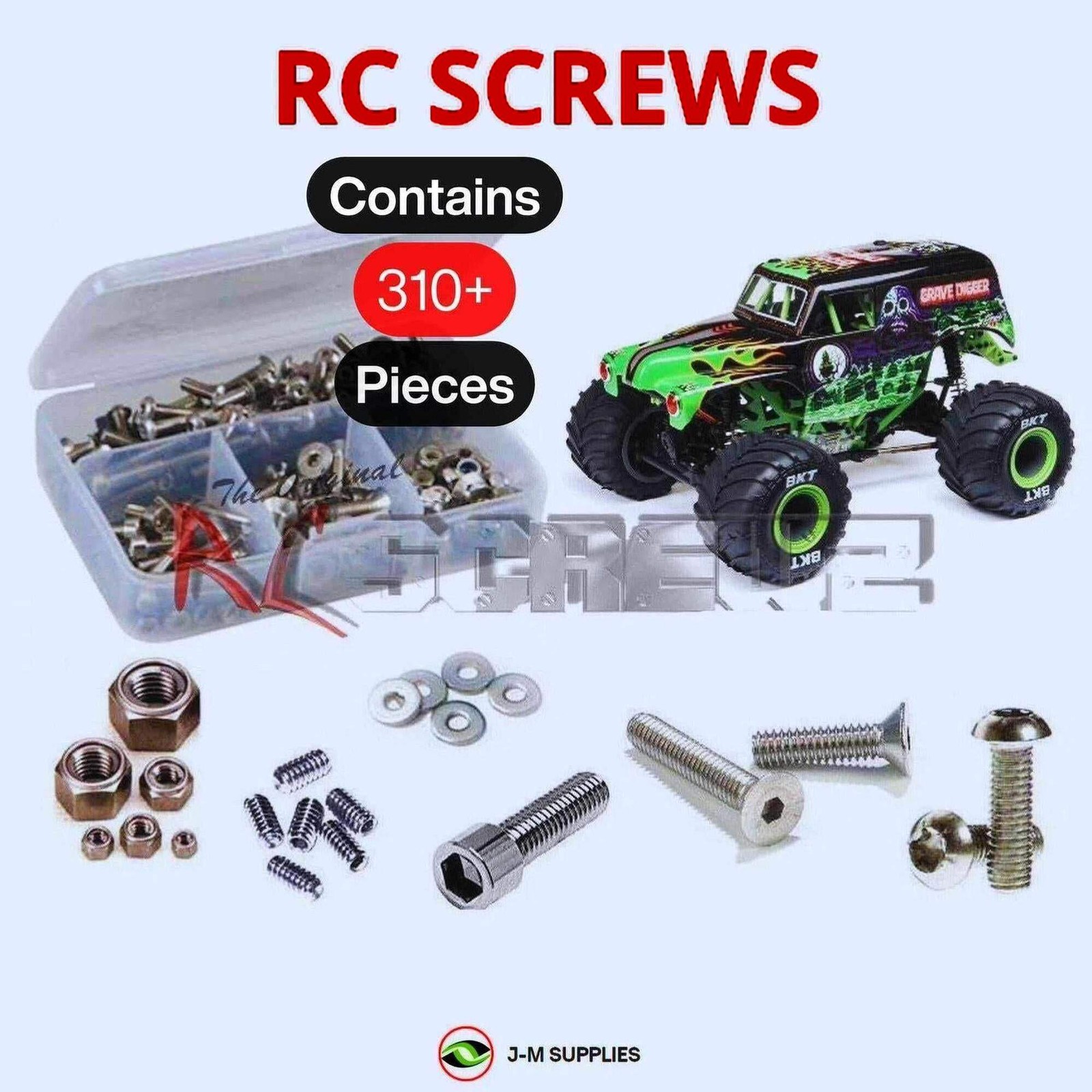 RCScrewZ Stainless Screw Kit los142 for Losi 1/18 Mini LMT 4X4 (LOS01026) | SET