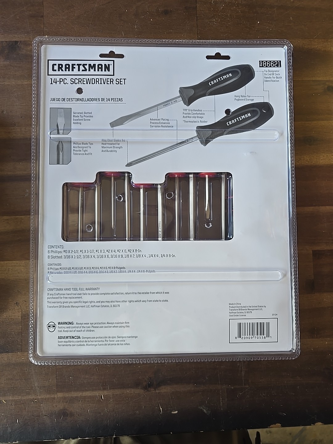 CRAFTSMAN 14-PC CUSHION GRIP SCREWDRIVER SET