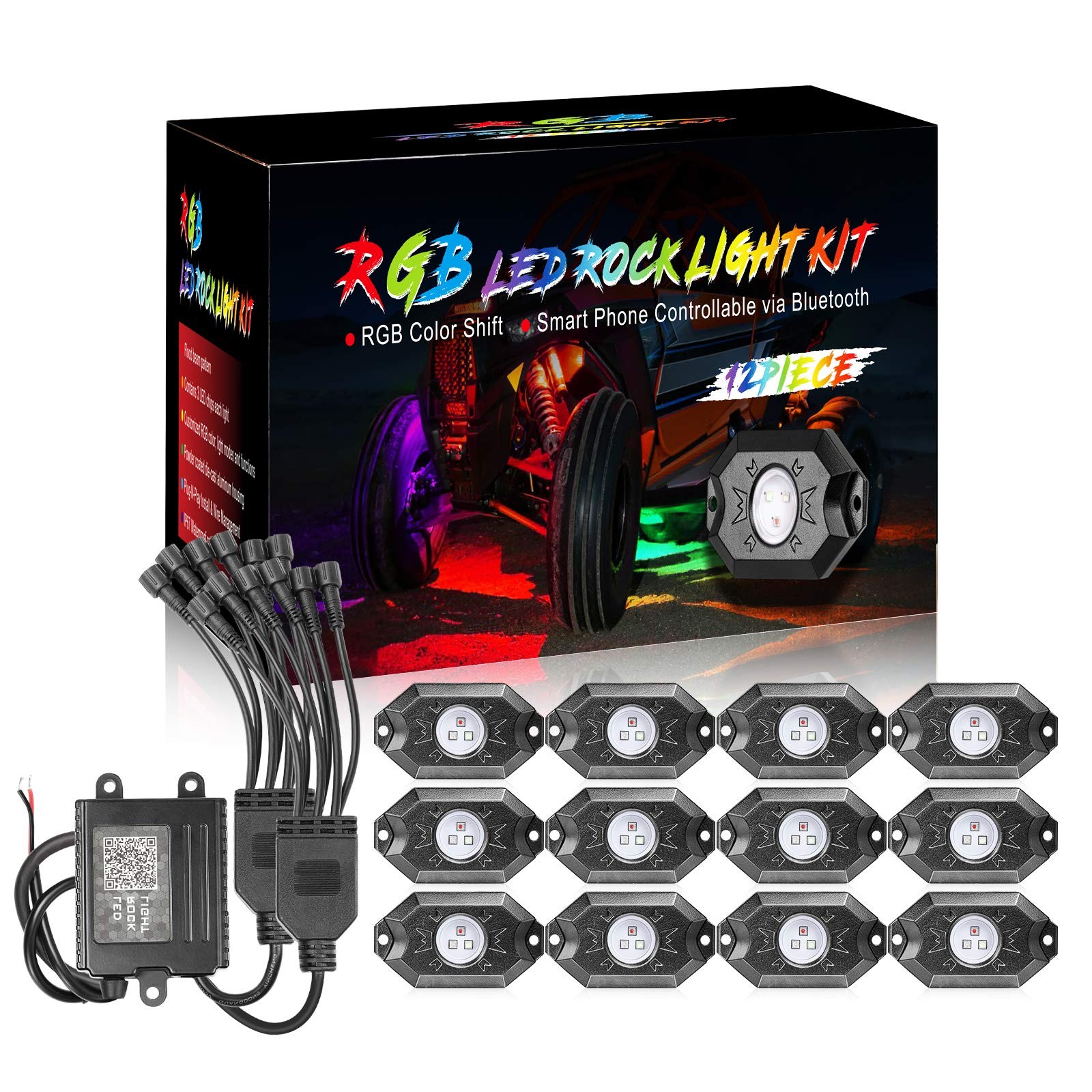 OFFROADTOWN 12 pods 12 pods, Red,White,Blue,Green,Yellow,Purple,Orange etc.