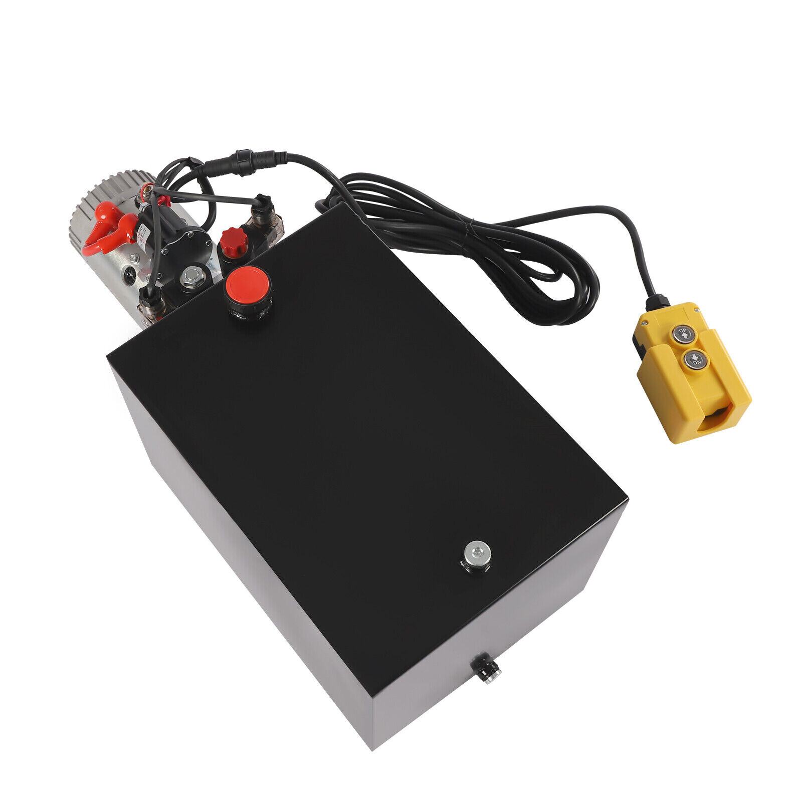 Hydraulic Pump 20 Quart Double Acting Dump Trailer Pump Power Unit DC 12V