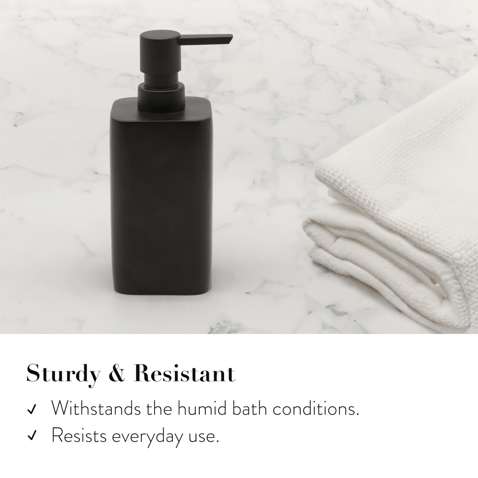 Matte Black Bathroom Accessory Sets, 4 Pieces Bathroom Accessories Complete Set