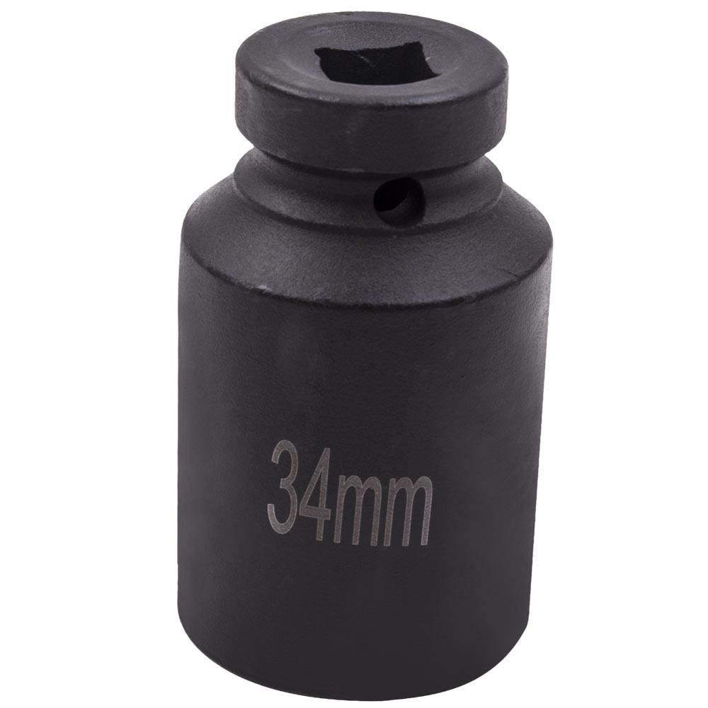 12 Point 1/2'' Drive Deep Spindle Axle Nut Socket Set 30mm 32mm 34mm 36mm