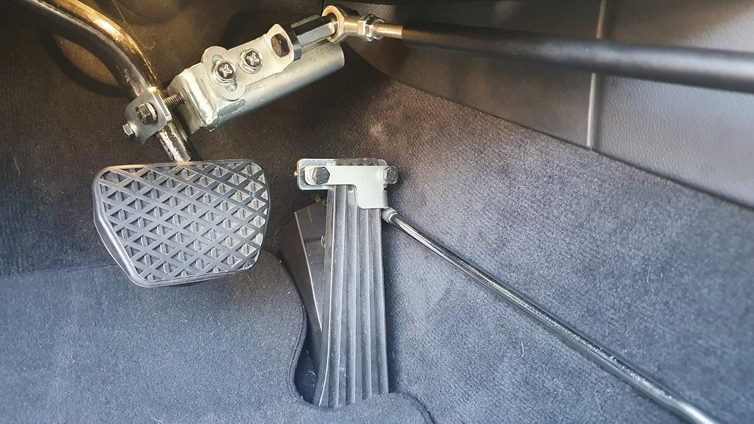 Hand Controls for Disabled Drivers Push and Pull for Automatic Cars, a Permanent