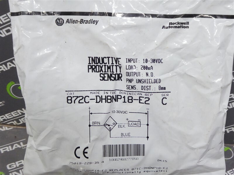 NEW Allen Bradley 872C-DH8NP18-E2 Inductive Proximity Sensor