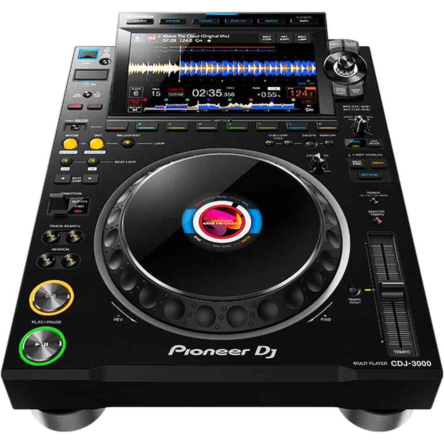 Pioneer DJ CDJ-3000 Professional DJ Multi Player, Black
