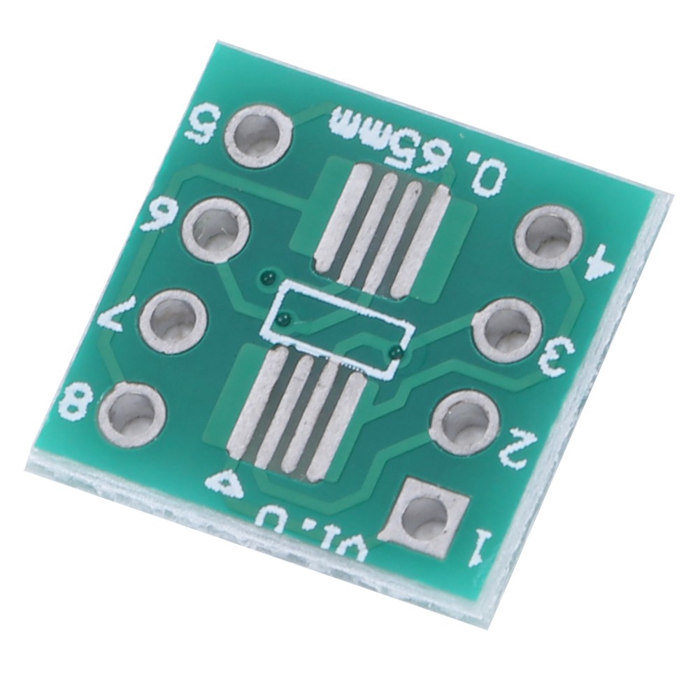 ˇ100x Converter Module Lightweight SOP8 To DIP8 Adapter Board For Printed