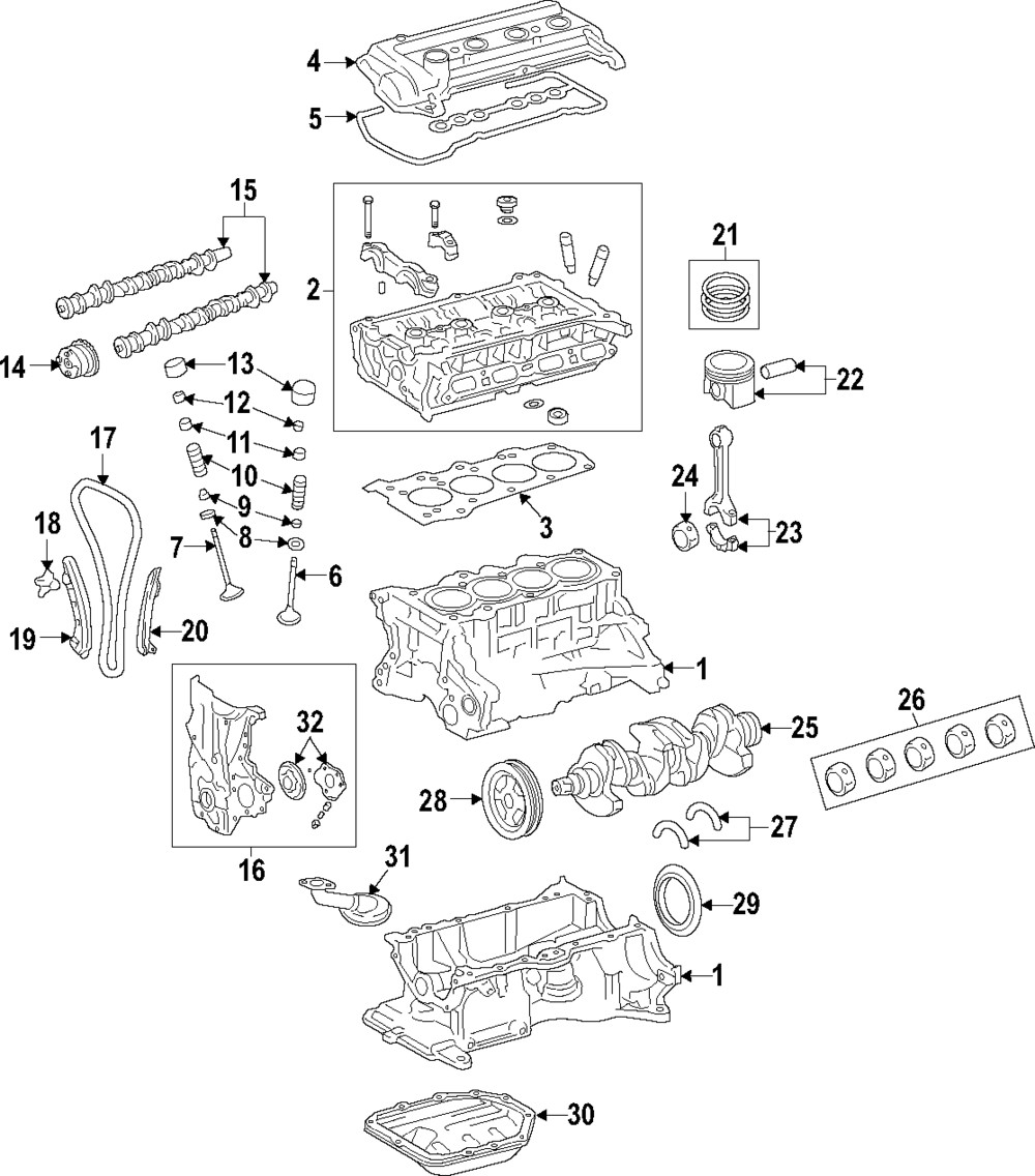 Genuine Hyundai Valve Spring Seats 22225-02500