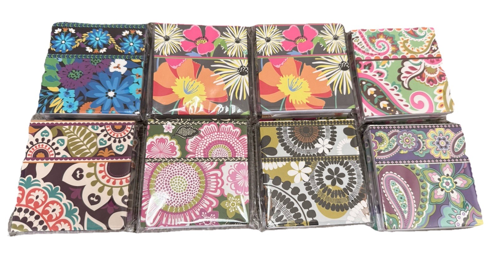 Vera Bradley Pocket Stickies Floral Note Pad Set, Assorted Designs, MPN 12404